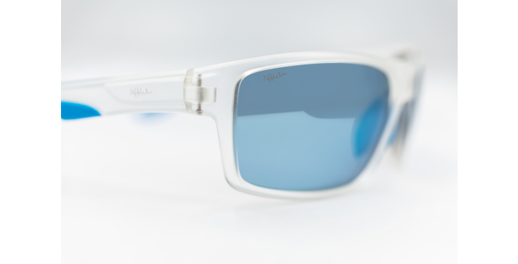 Lunettes de soleil homme IGOR POLARIZED blanc/bleu