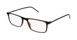 Lunettes de vue homme MAGIC 72 marron - vue de 3/4